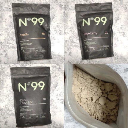 n99 ダークチョコレート プロテインパウダー/99 FOODS/食品を使ったクチコミ(1枚目)