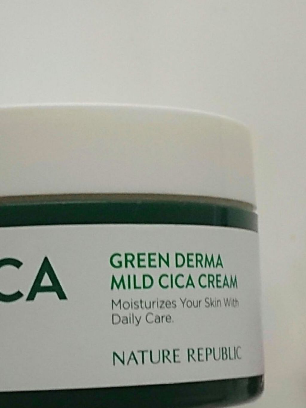 グリーン ダーマ マイルド クリーム/ネイチャーリパブリック/フェイスクリームを使ったクチコミ(3枚目)