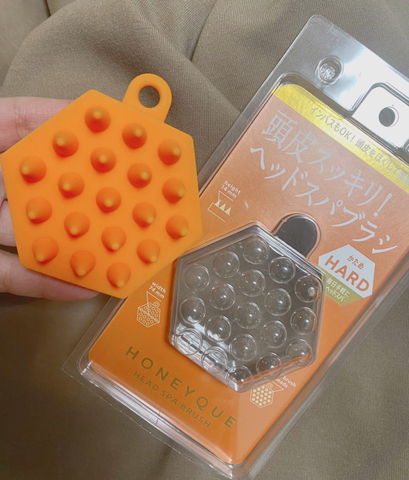 ヘッドスパブラシ ハード/ハニーク/スカルプブラシを使ったクチコミ(1枚目)