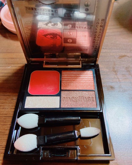 ドラマティックスタイリングアイズD/マキアージュ/アイシャドウパレットを使ったクチコミ(2枚目)