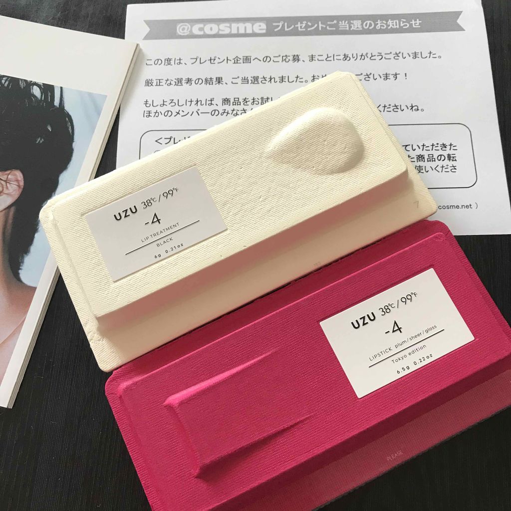  38°C / 99°F Lipstick <TOKYO>/UZU BY FLOWFUSHI/口紅を使ったクチコミ（2枚目）