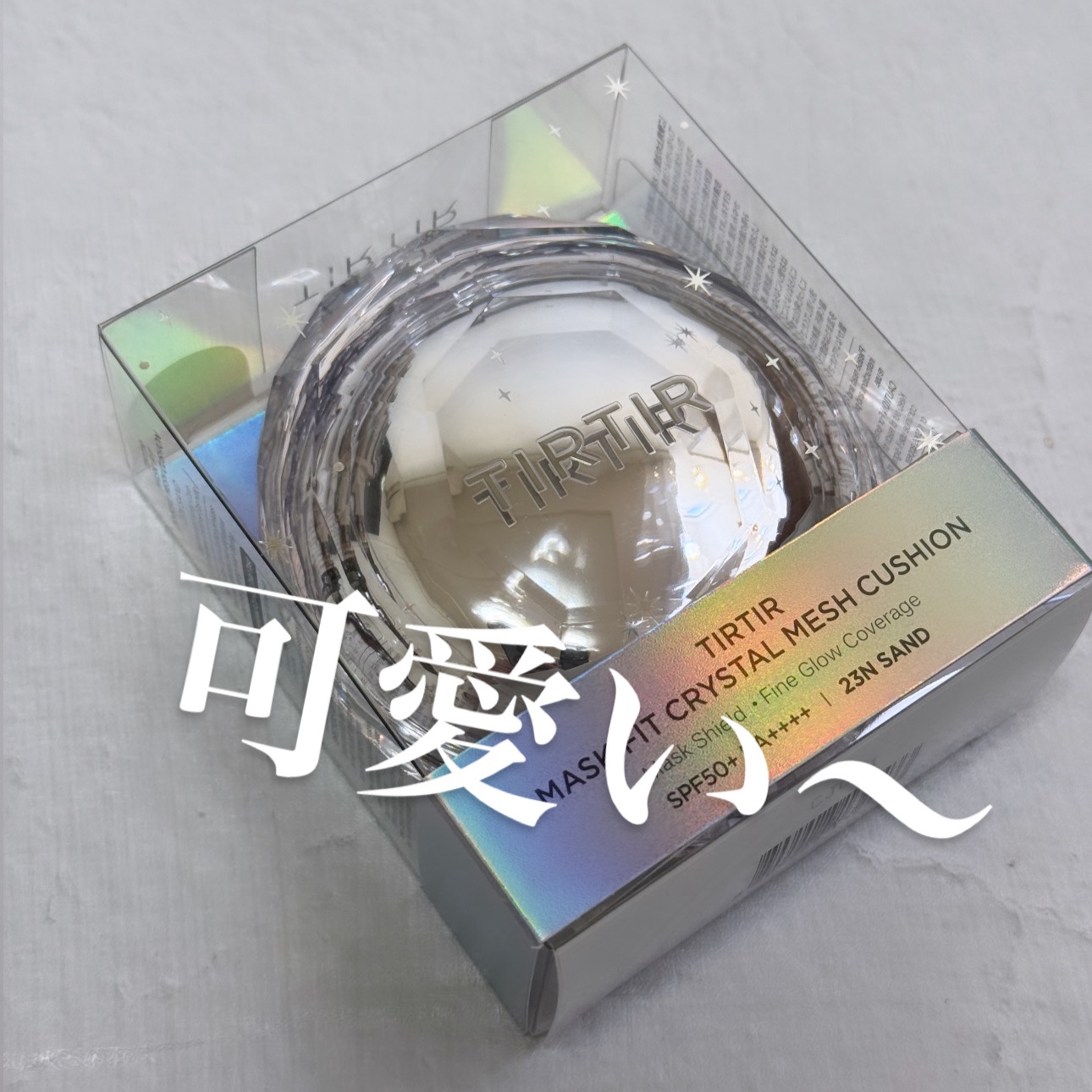 マスクフィット クリスタルメッシュクッション 23N サンド/TIRTIR(ティルティル)/クッションファンデーションを使ったクチコミ（2枚目）