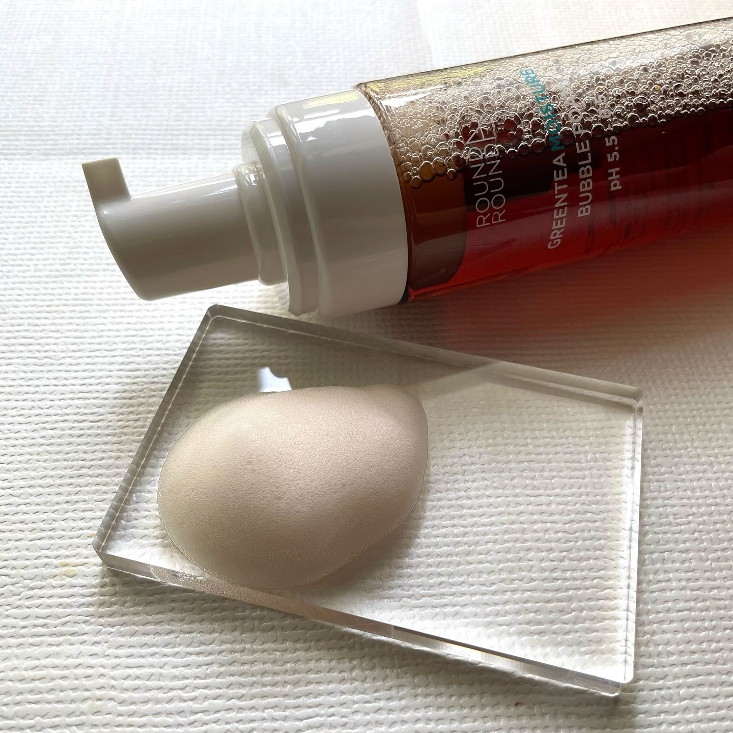 グリーンティーモイスチャーバブルフォーム/ラウンドアラウンド/泡洗顔を使ったクチコミ（2枚目）