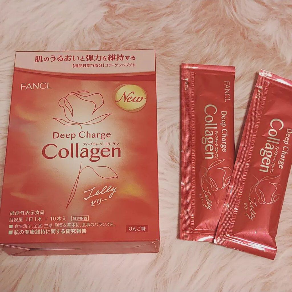 ディープチャージ  コラーゲン スティックゼリー/ファンケル/美容サプリメントを使ったクチコミ(1枚目)