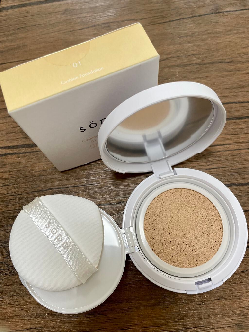 クッションファンデ/sopo/クッションファンデーションを使ったクチコミ(2枚目)