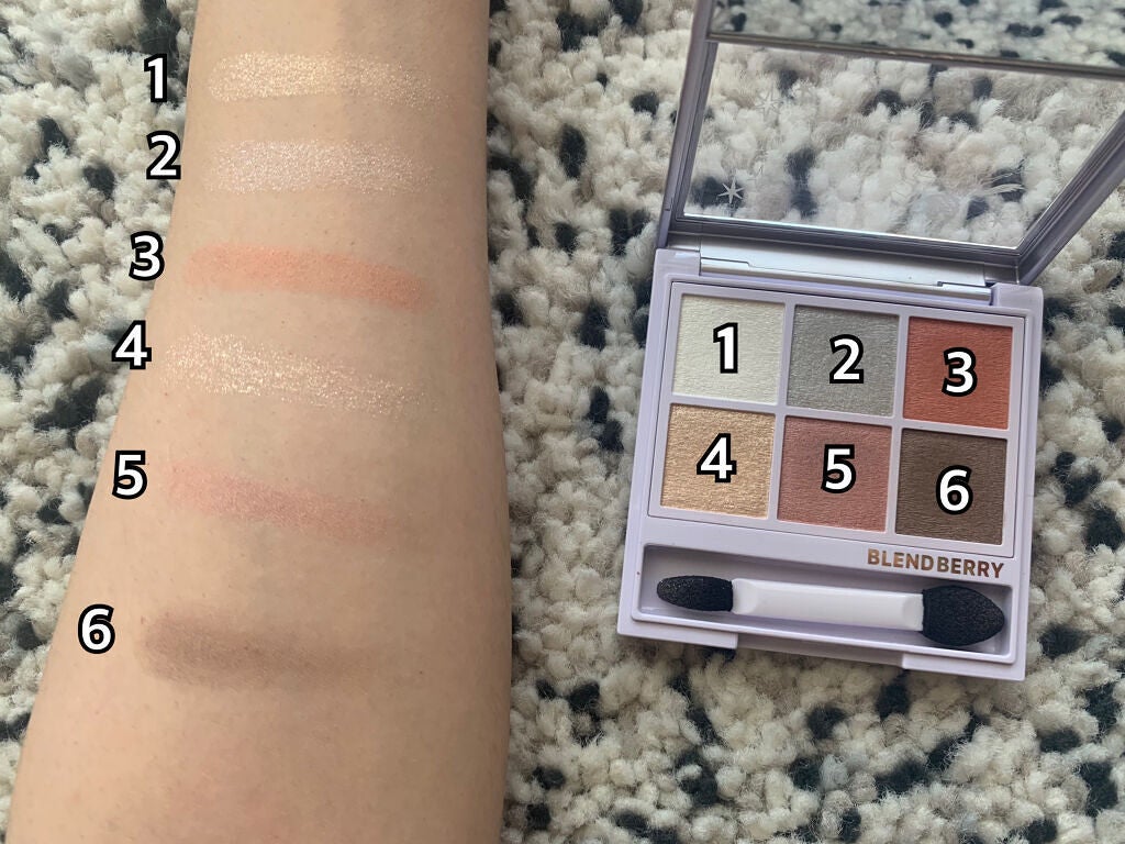 オーラクリエイション/BLEND BERRY/アイシャドウパレットを使ったクチコミ(1枚目)