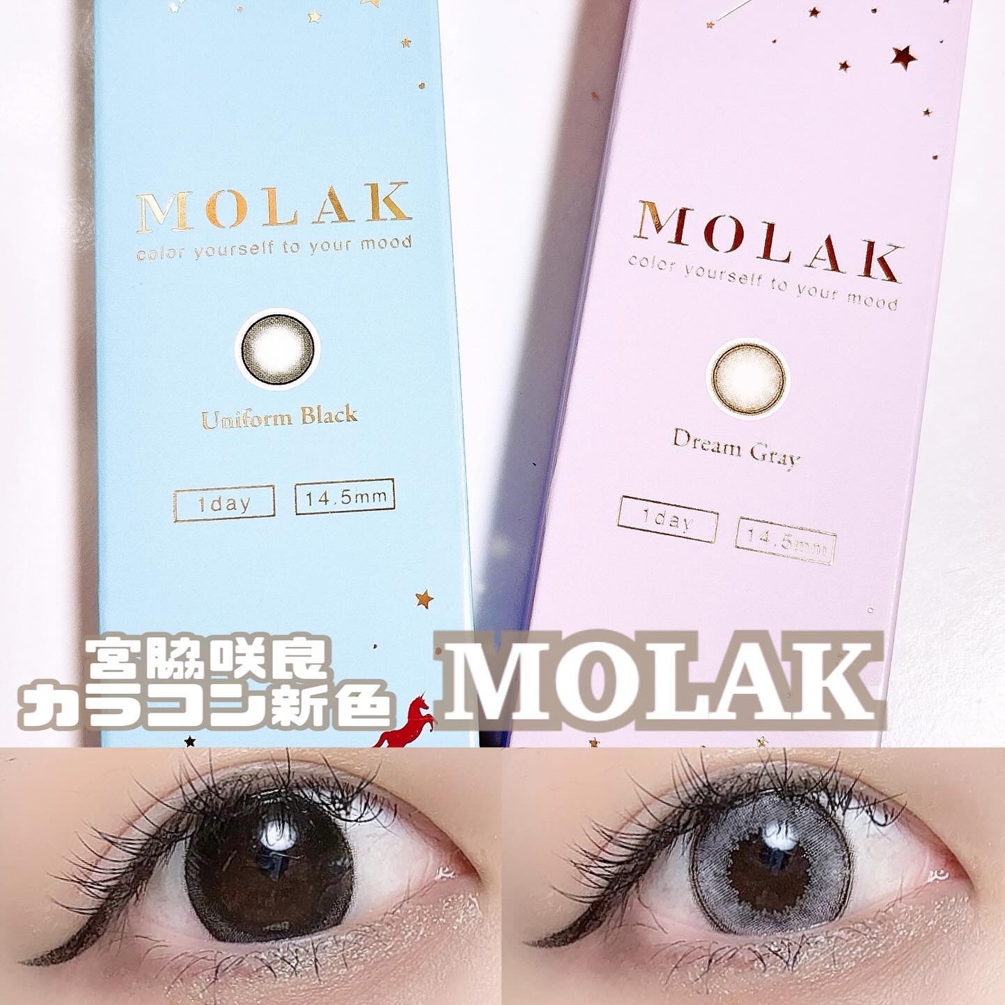 MOLAK 1day/MOLAK/ワンデー（１DAY）カラコンを使ったクチコミ（1枚目）