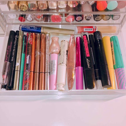 重なるアクリルケース横型3段/無印良品/その他化粧小物を使ったクチコミ(2枚目)