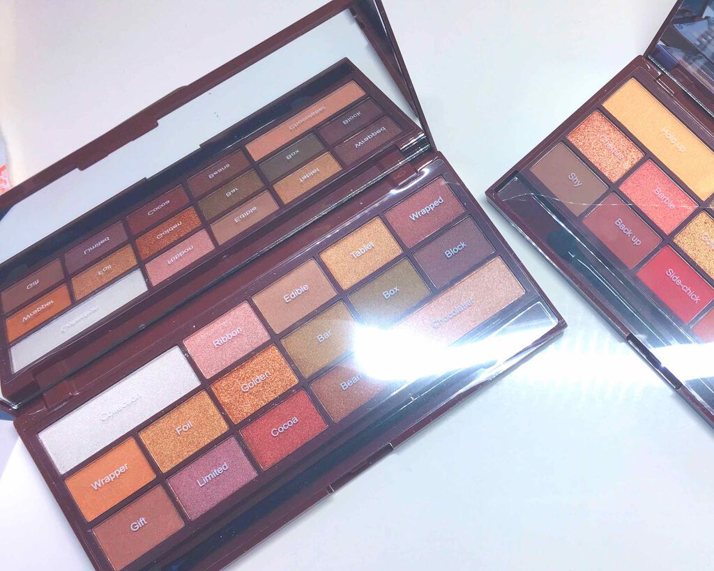 アイラブチョコレート/MAKEUP REVOLUTION/アイシャドウパレットを使ったクチコミ(2枚目)