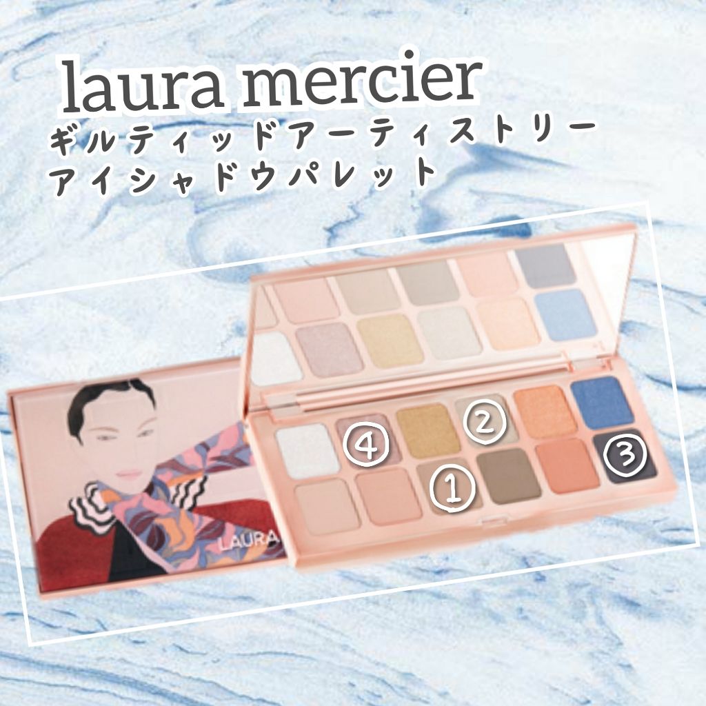 ギルディッド アーティストリー アイ シャドウ パレット/ローラ メルシエ/アイシャドウパレットを使ったクチコミ（1枚目）