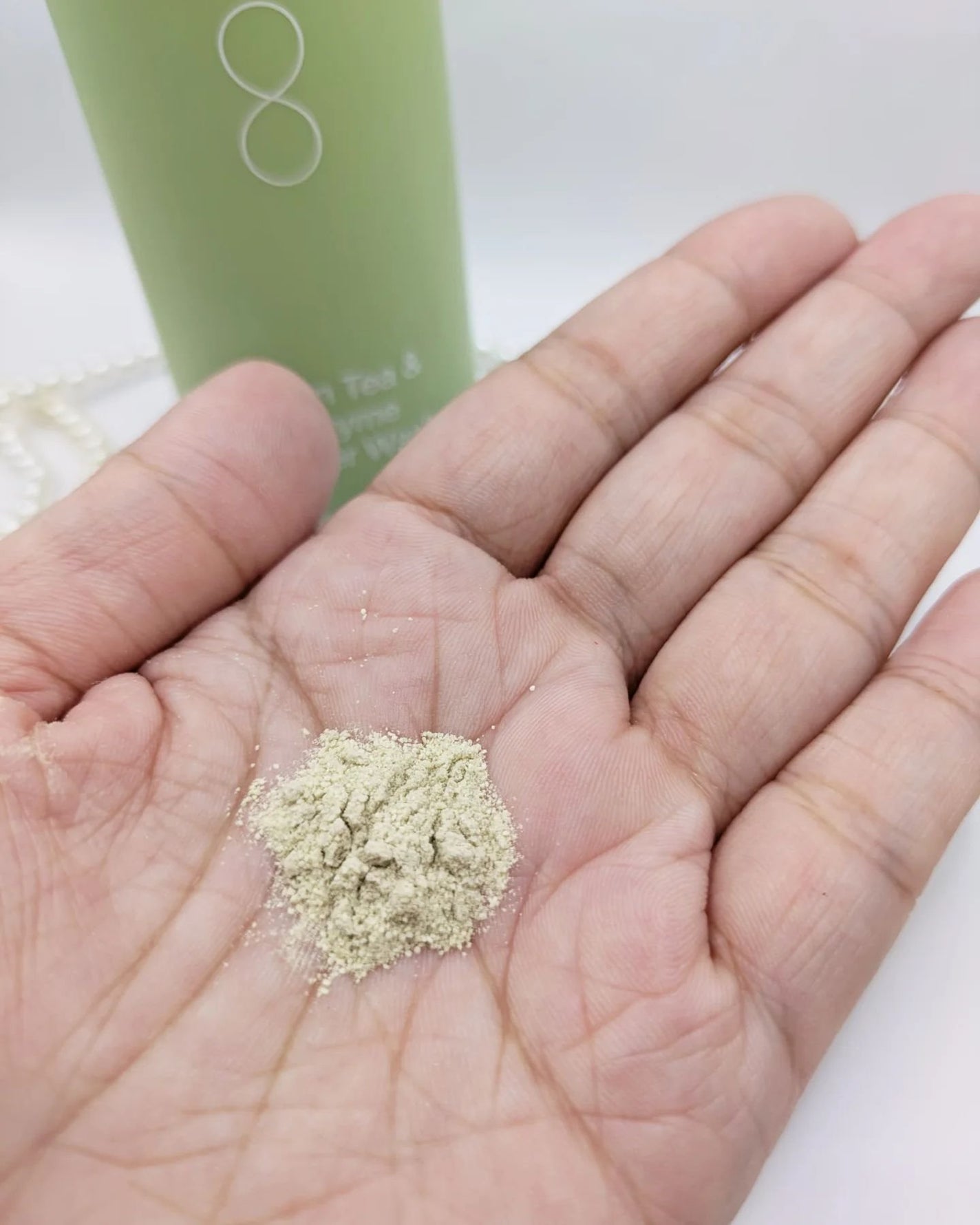 グリーンティー&エンザイムパウダーウォッシュ/By Wishtrend/洗顔パウダーを使ったクチコミ(2枚目)