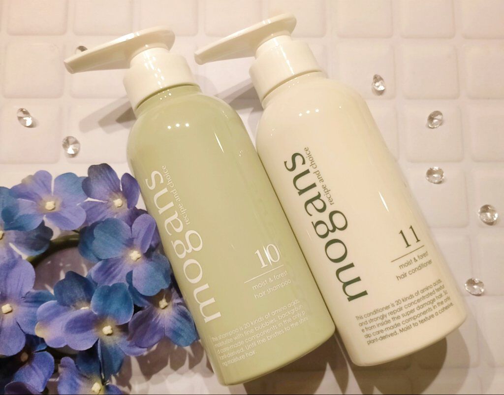 ノンシリコン アミノ酸シャンプー／コンディショナー (モイスト＆フォレスト) シャンプー/MOGANS/市販シャンプーを使ったクチコミ（1枚目）