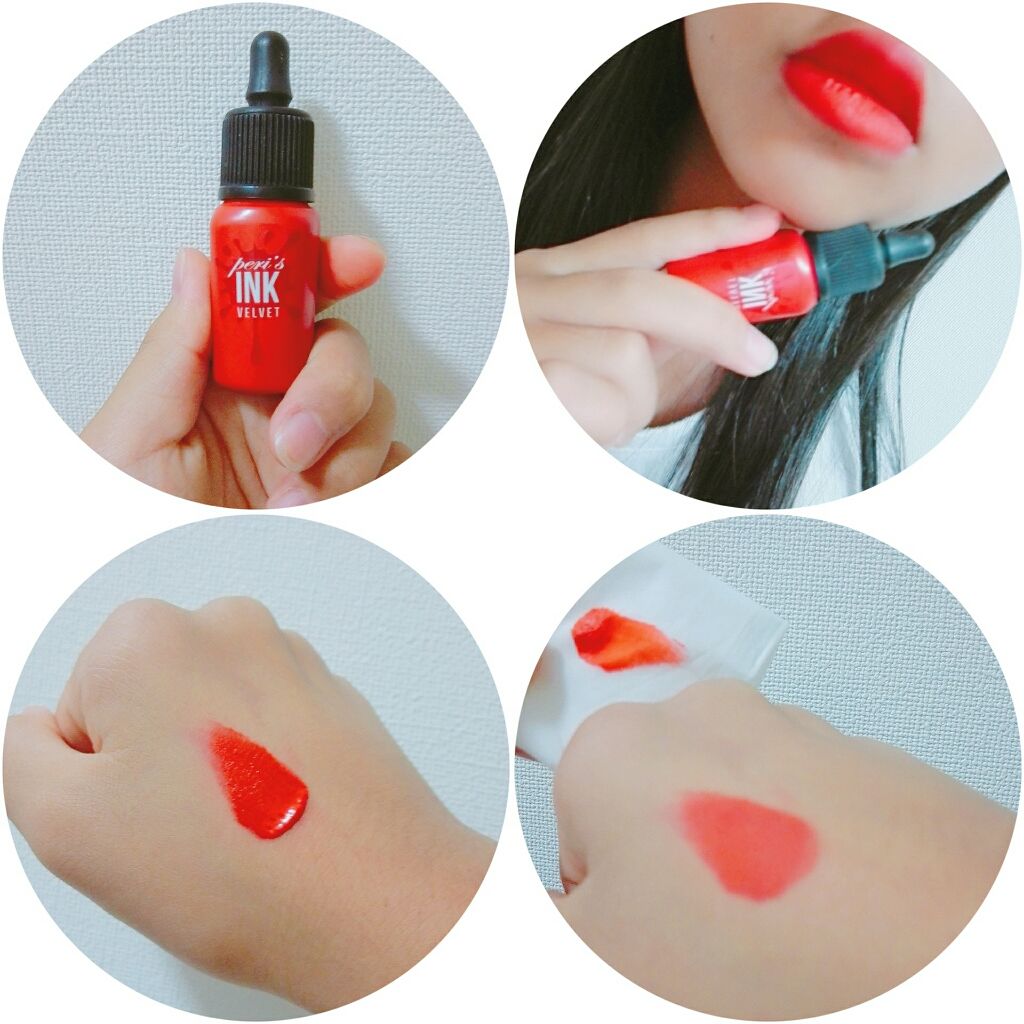 インク ベルベット/PERIPERA/口紅を使ったクチコミ(1枚目)