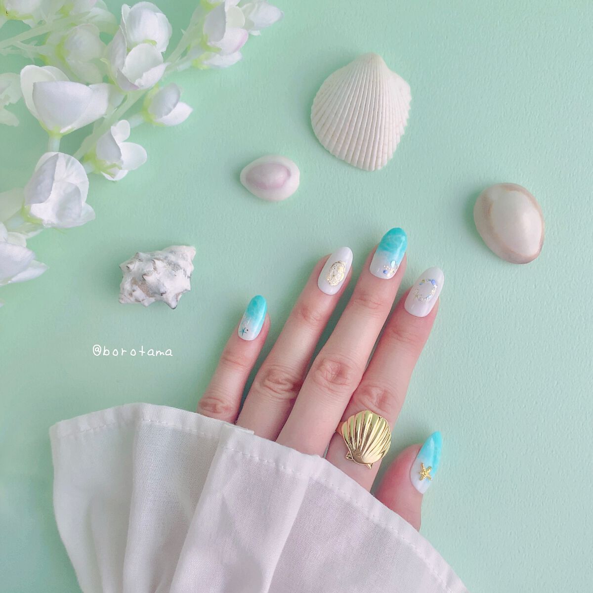 ジェルネイル（ライト対応）/セリア/ジェルネイルを使ったクチコミ（2枚目）