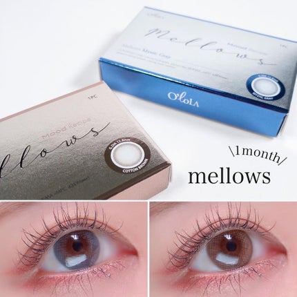 メローズ(Mellows)/OLOLA/カラーコンタクトレンズを使ったクチコミ(1枚目)