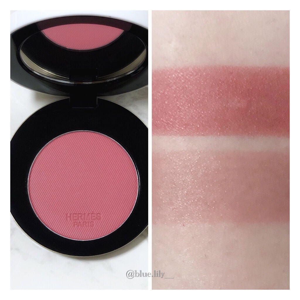 ローズ・エルメス ファー ア ジュ プードル ソワユーズ/エルメス/パウダーチークを使ったクチコミ(6枚目)