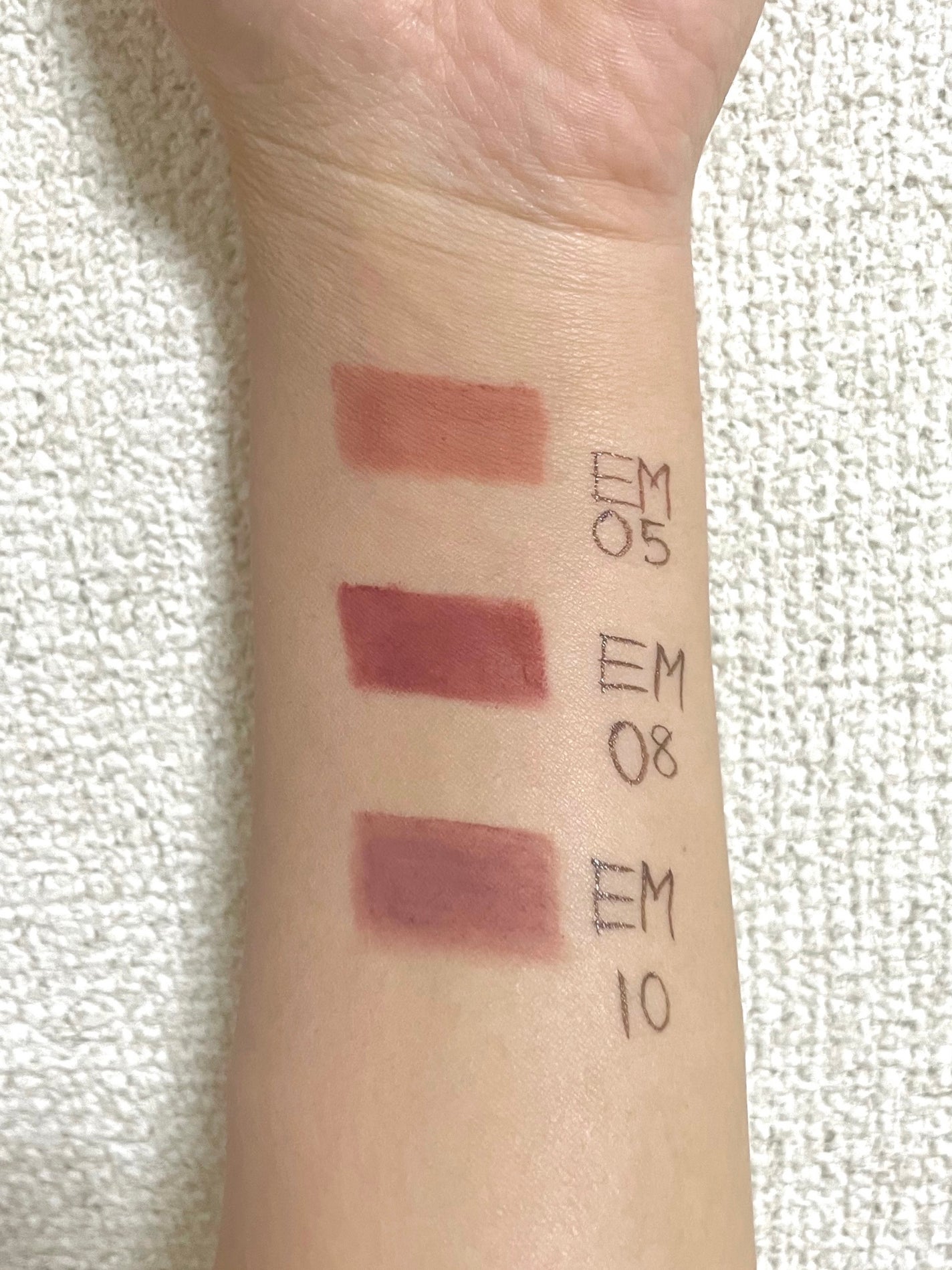 スーパーマットリップ&チークマッド/INTO U/口紅を使ったクチコミ(2枚目)