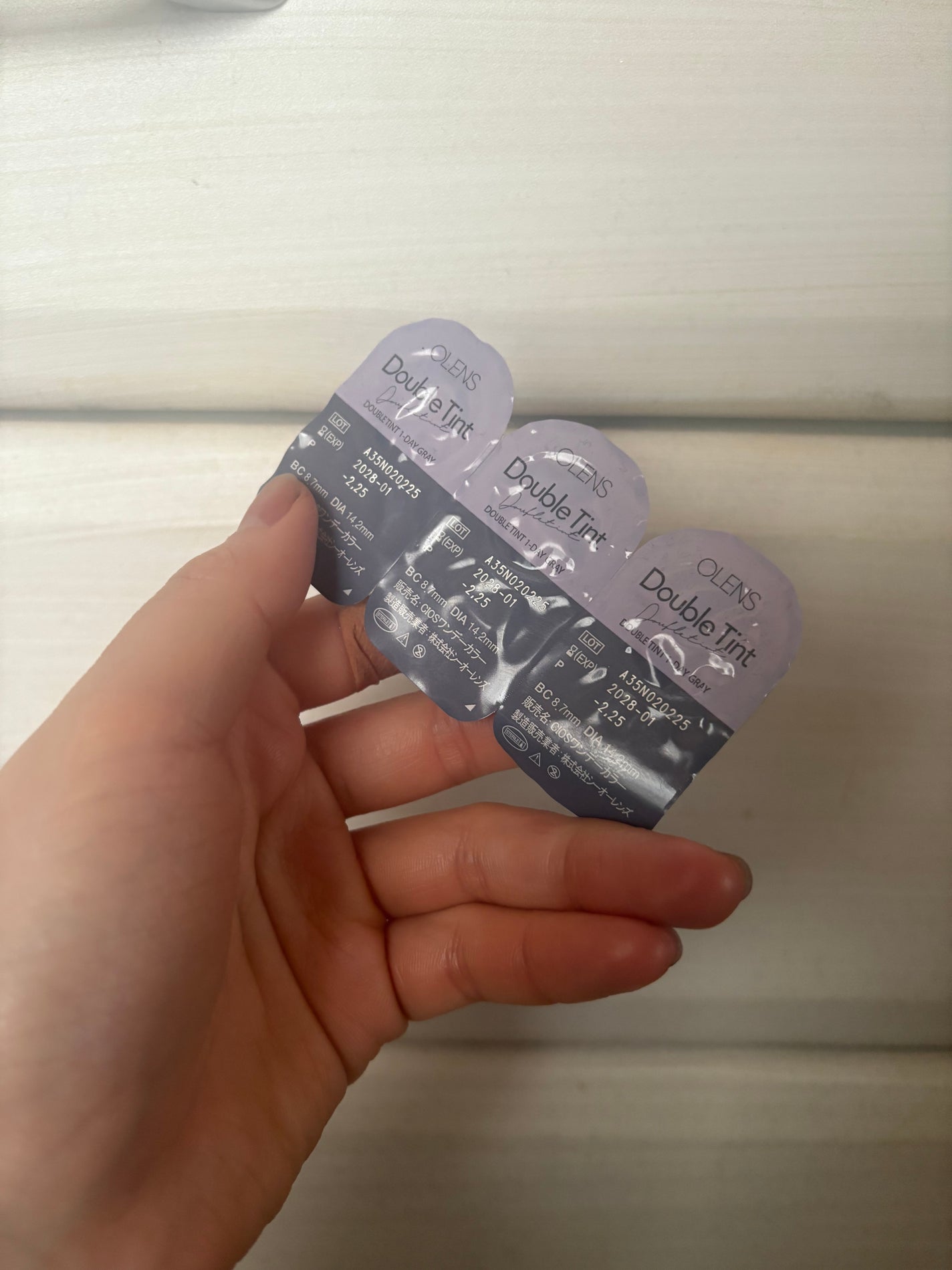 Double Tint 1day/OLENS/カラーコンタクトレンズを使ったクチコミ(2枚目)