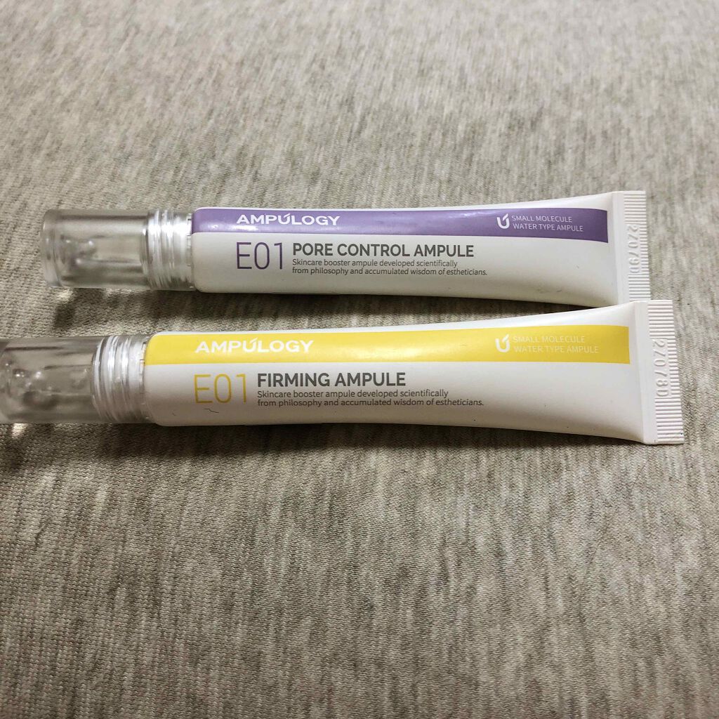 E01 毛穴管理アンプル/Ampulogy/美容液を使ったクチコミ(1枚目)