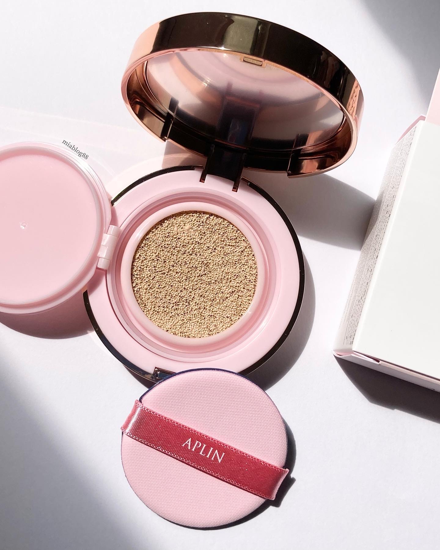 ピンクティーツリーカバークッション/APLIN/クッションファンデーションを使ったクチコミ（2枚目）