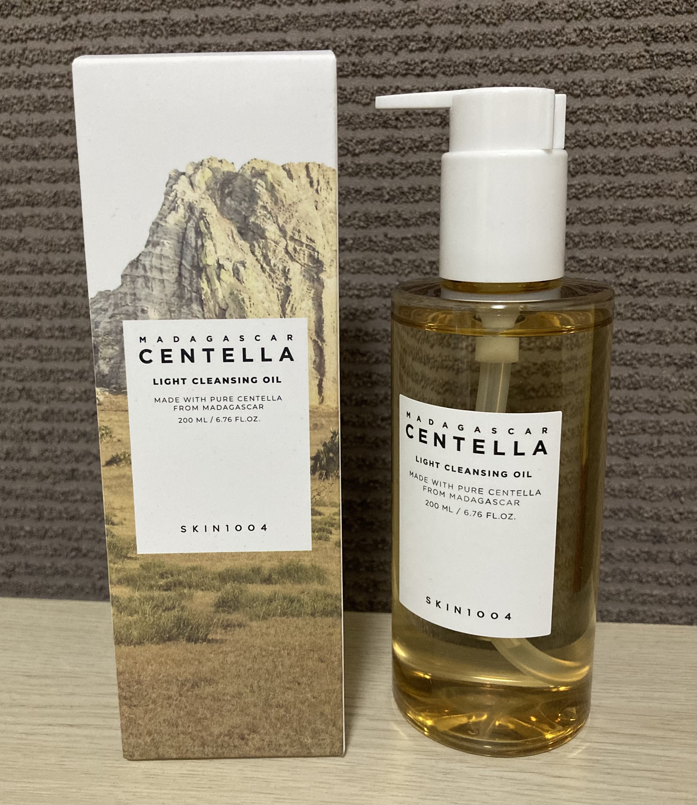 センテラ ライトクレンジングオイル/SKIN1004/オイルクレンジングを使ったクチコミ（1枚目）