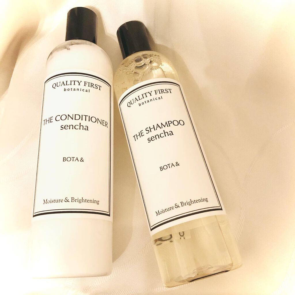 ボタアンド ザ シャンプー <sencha>/クオリティファースト/市販シャンプーを使ったクチコミ（1枚目）