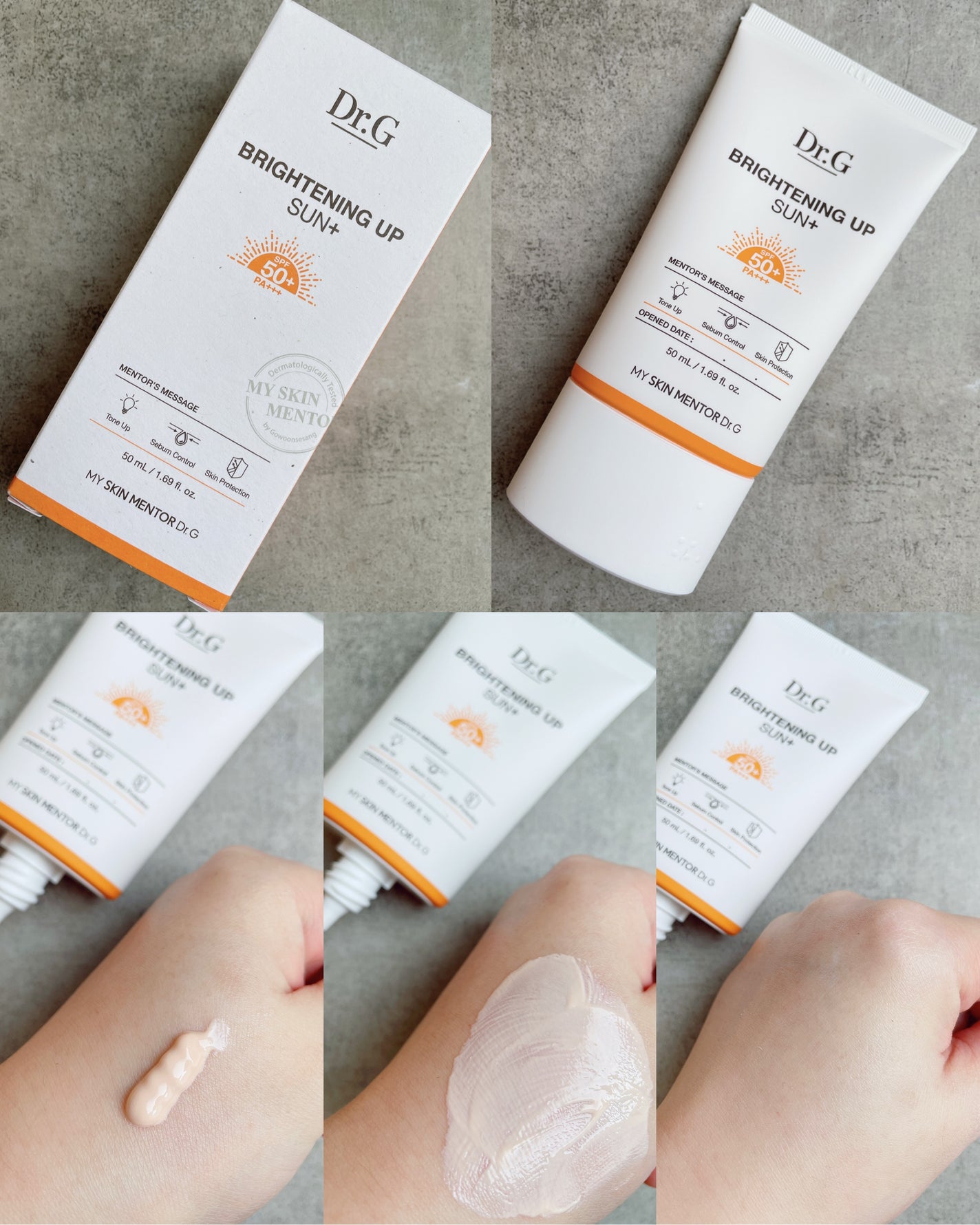 ブライトニングアップサンプラス/Dr.G/日焼け止めクリームを使ったクチコミ(3枚目)