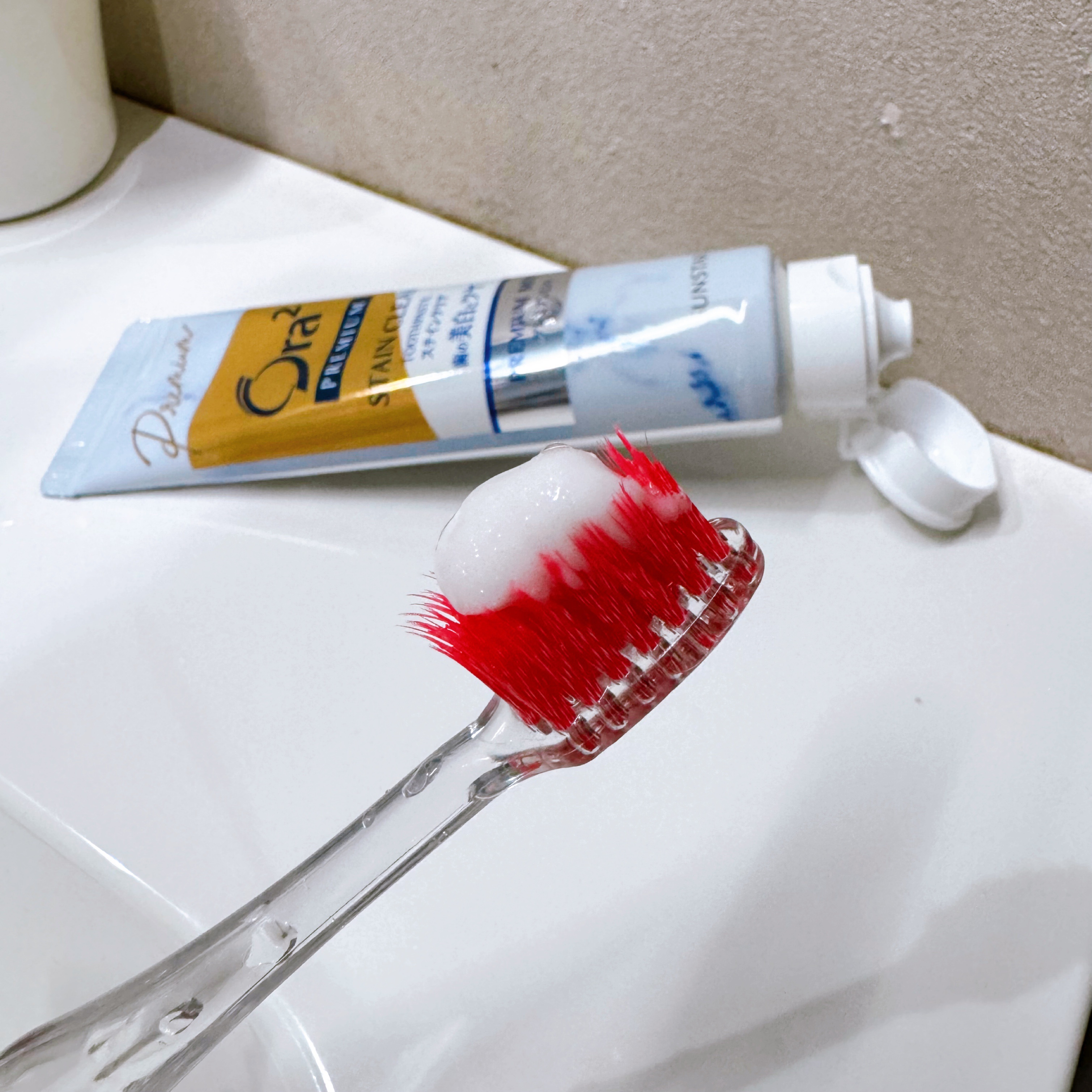 オーラツー プレミアム スティンクリアペースト プレミアムミント/オーラツー/歯磨き粉を使ったクチコミ（3枚目）