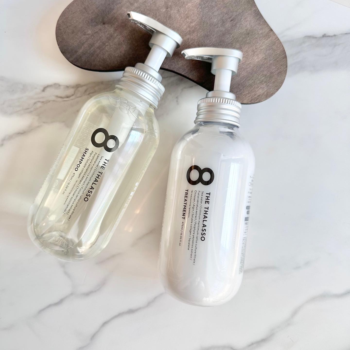 [旧商品]クレンジングリペア＆モイスト 美容液シャンプー／ディープリペア＆アクアモイスト 美容液トリートメント/エイトザタラソ/市販シャンプーを使ったクチコミ（1枚目）