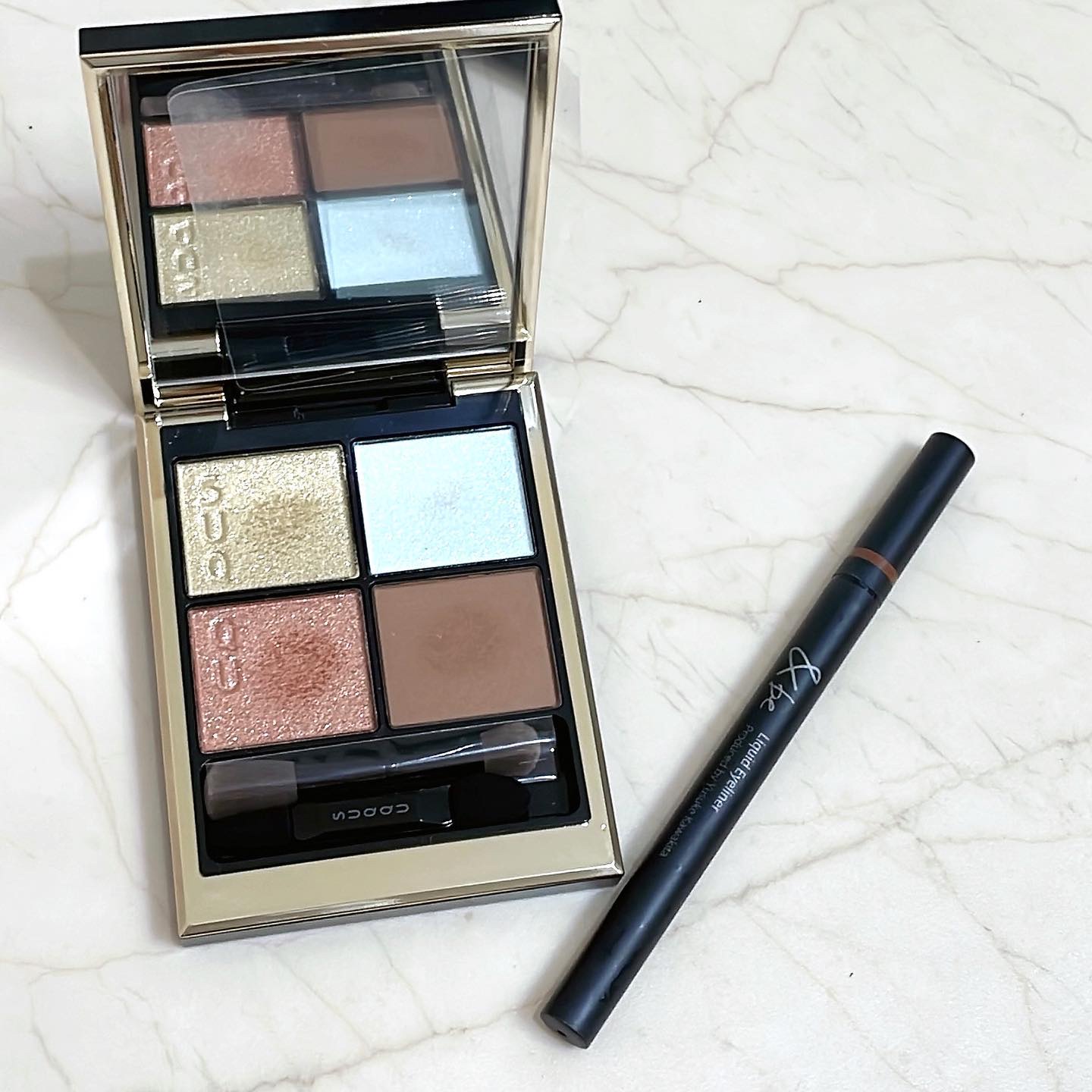 リキッドアイライナー/＆be/リキッドアイライナーを使ったクチコミ（1枚目）