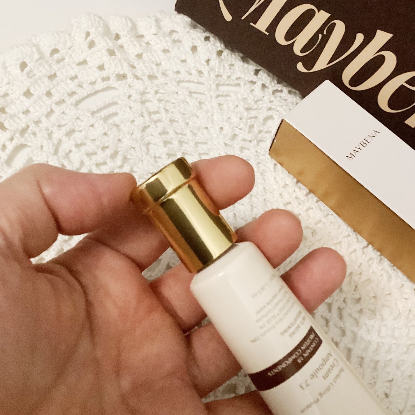 73シワクリーム/MAYBENA/フェイスクリームを使ったクチコミ(5枚目)