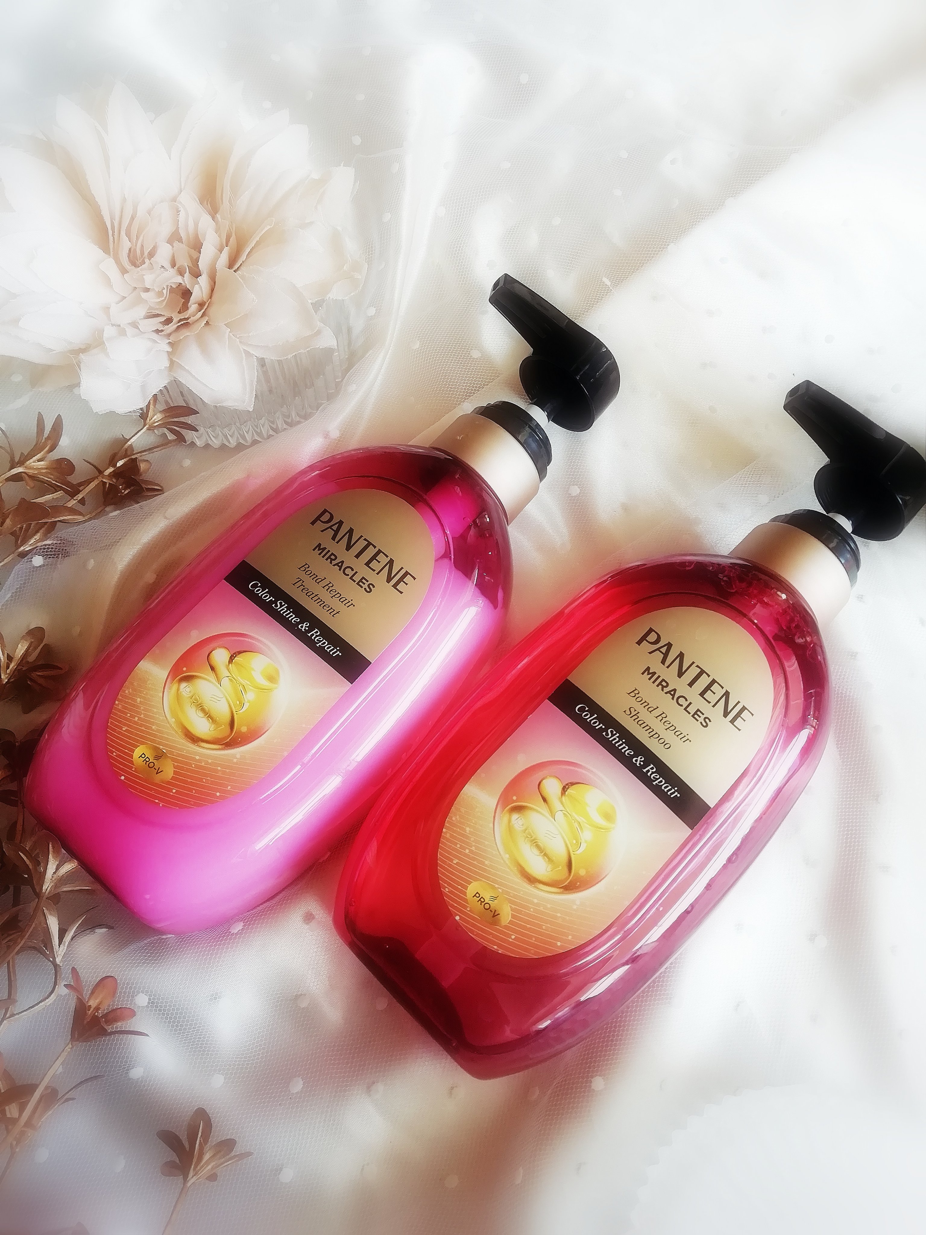 ボンド リペア (カラーシャイン & リペア) シャンプー ＆ トリートメント/パンテーン/市販シャンプーを使ったクチコミ（1枚目）