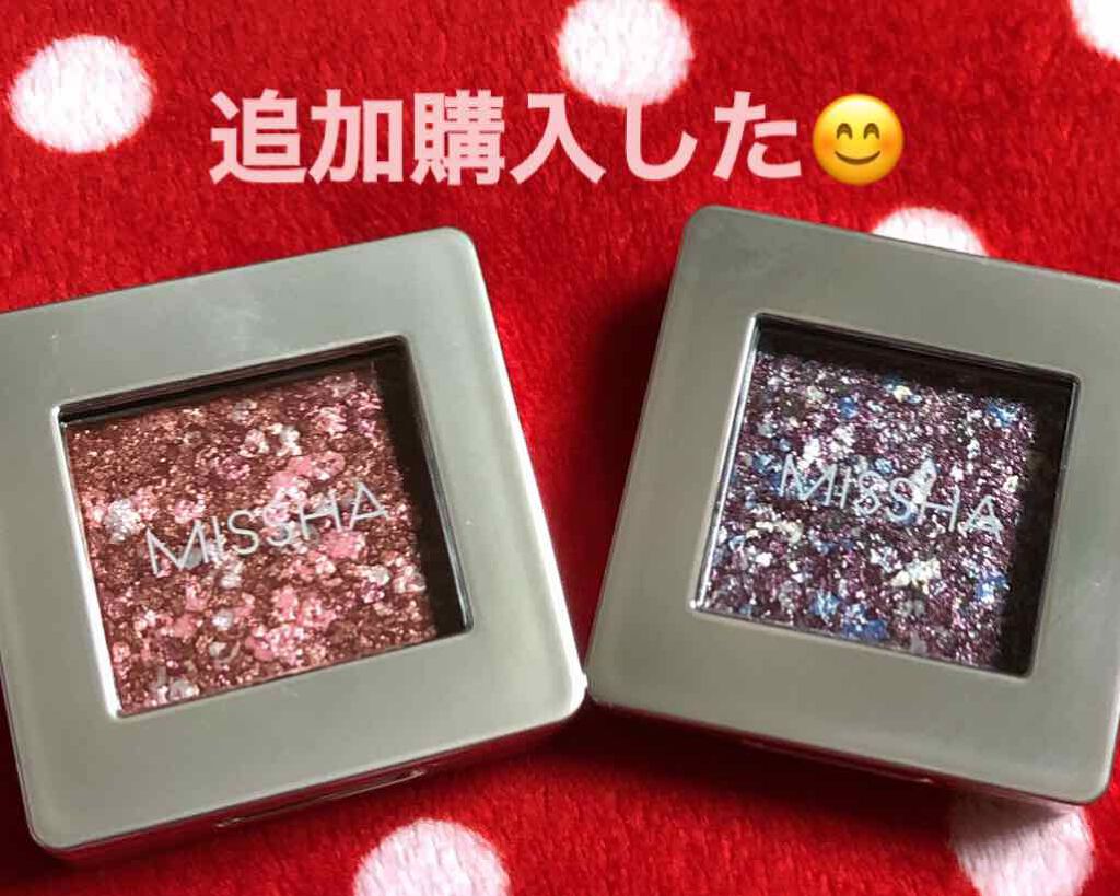グリッタープリズム シャドウ GVL02 パフュームプリズム/MISSHA/グリッターを使ったクチコミ（1枚目）