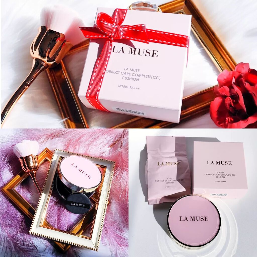 CORRECT CARE COMPLETE CC CUSHION/ラミューズ/クッションファンデーションを使ったクチコミ（2枚目）