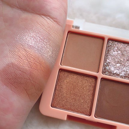 クリスタルハートロックシャドウ/BLACK ROUGE/アイシャドウパレットを使ったクチコミ(3枚目)