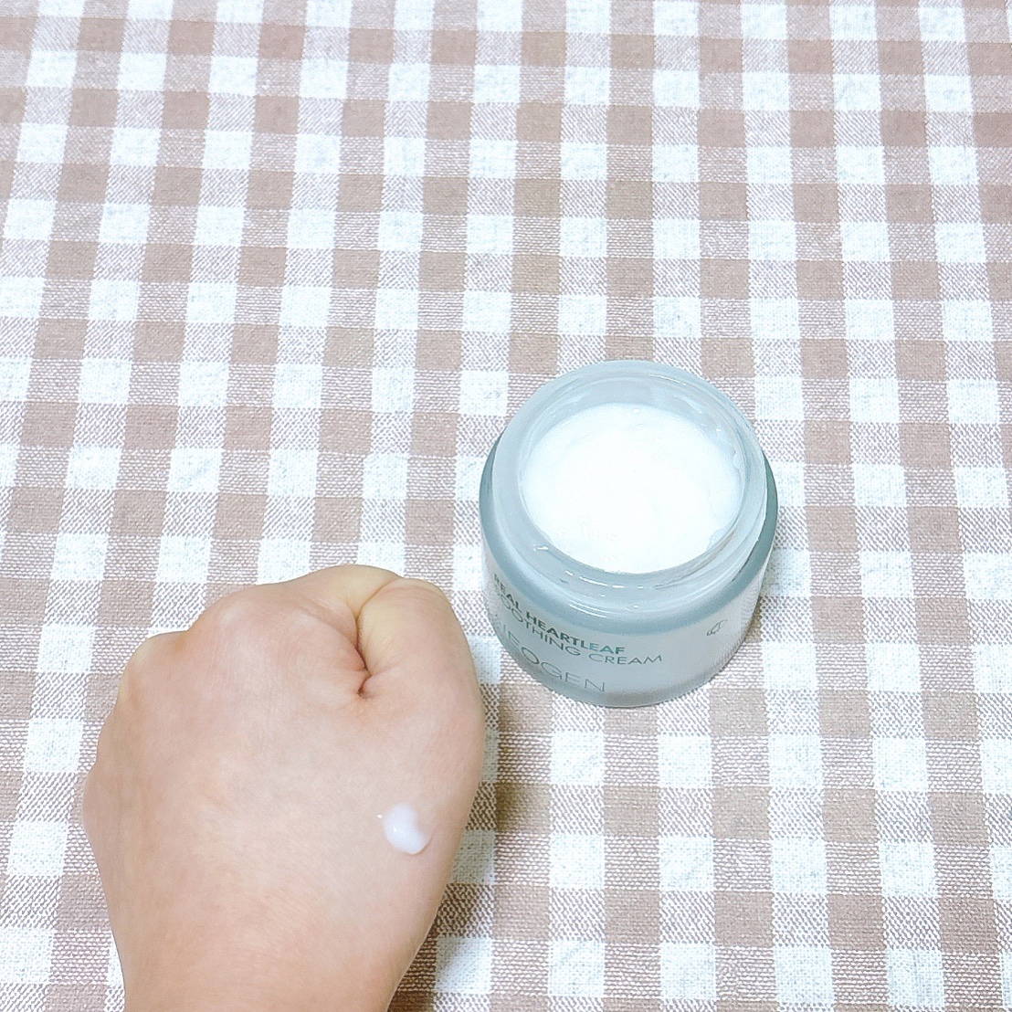 リアルドクダミスージングクリーム/NEOGEN/フェイスクリームを使ったクチコミ（2枚目）