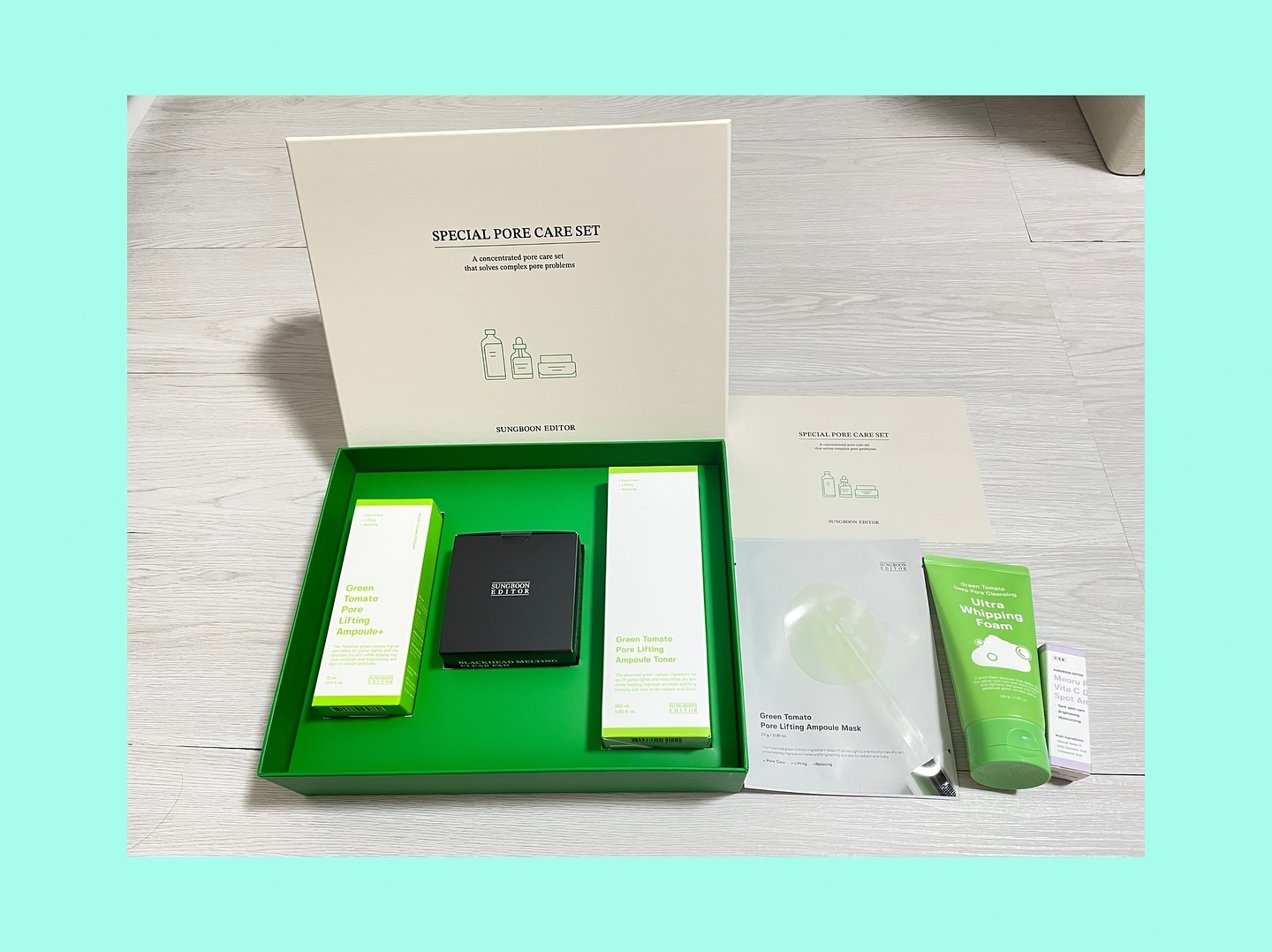 グリーントマトポアリフティングアンプル+/SUNGBOON EDITOR（成分エディター）/美容液を使ったクチコミ（1枚目）