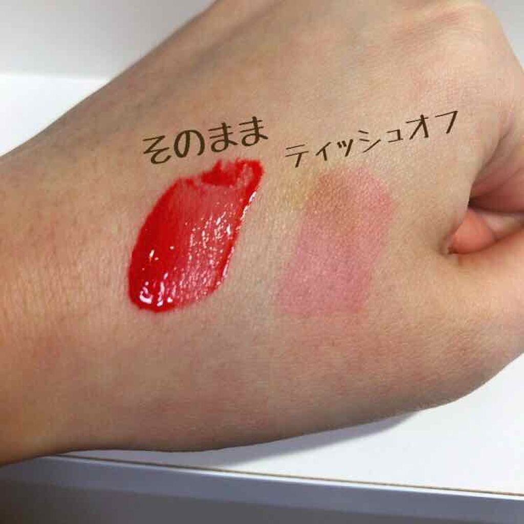 ディアダーリン ウォータージェルティント (アイスティント)/ETUDE/口紅を使ったクチコミ(2枚目)