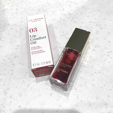 コンフォート リップオイル /CLARINS/リップグロスを使ったクチコミ（1枚目）