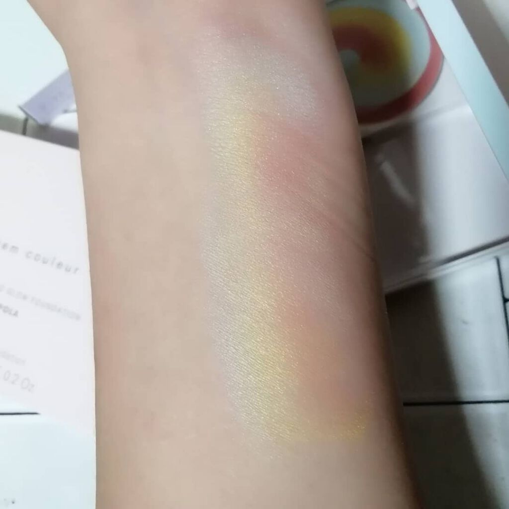 カラーブレンドグローファンデーション/ディエム クルール/クリーム・エマルジョンファンデーションを使ったクチコミ(3枚目)