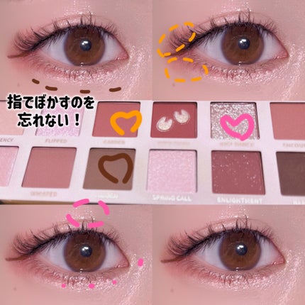 エクスプローラ12色 動物アイシャドウパレット/PERFECT DIARY/アイシャドウパレットを使ったクチコミ(3枚目)