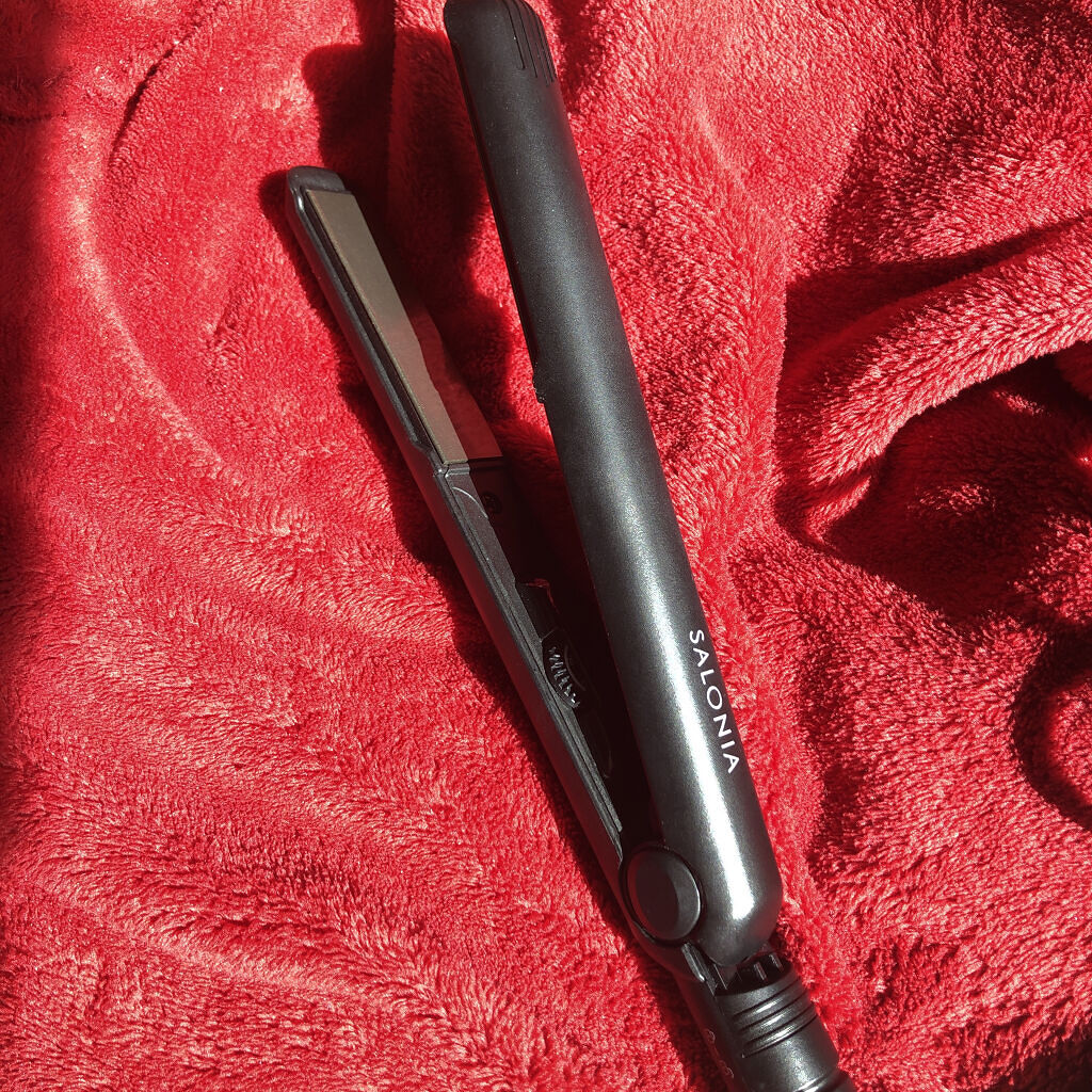 ストレートヘアアイロン グレー(WEB限定)/SALONIA/ストレートアイロンを使ったクチコミ（1枚目）