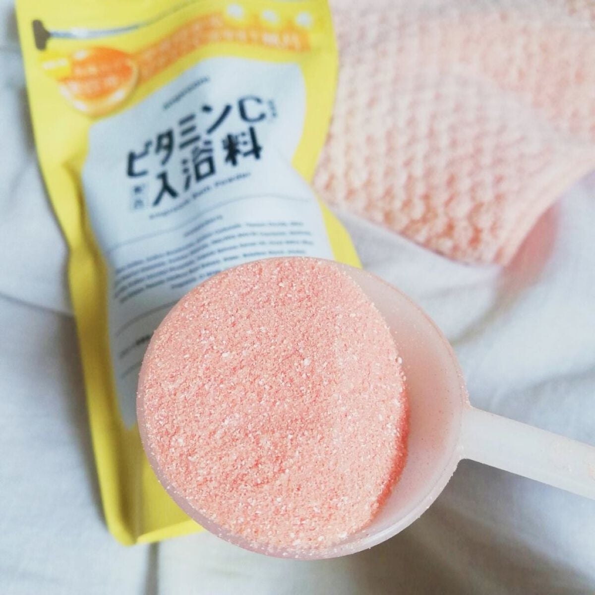 ビタミンC誘導体配合入浴料/amproom/保湿系入浴剤を使ったクチコミ(4枚目)