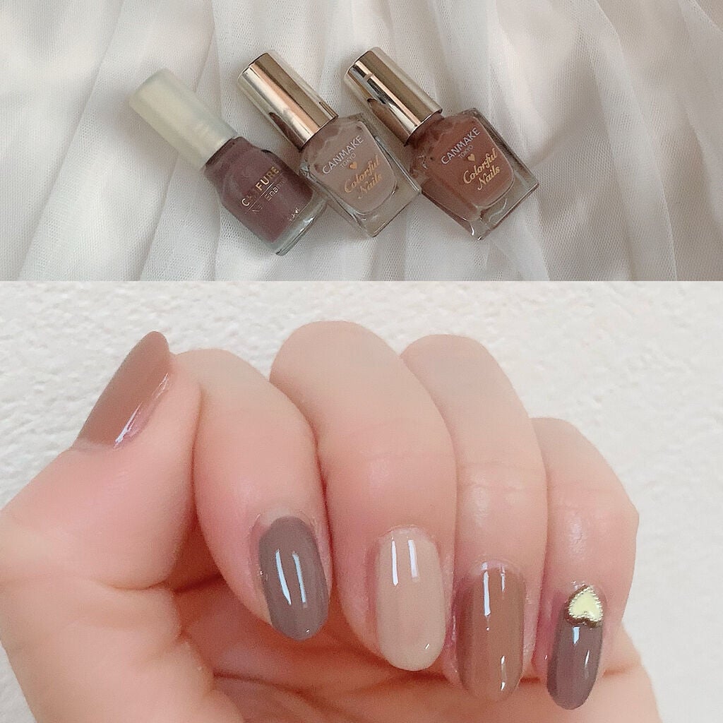 カラフルネイルズ/キャンメイク/マニキュアを使ったクチコミ(3枚目)