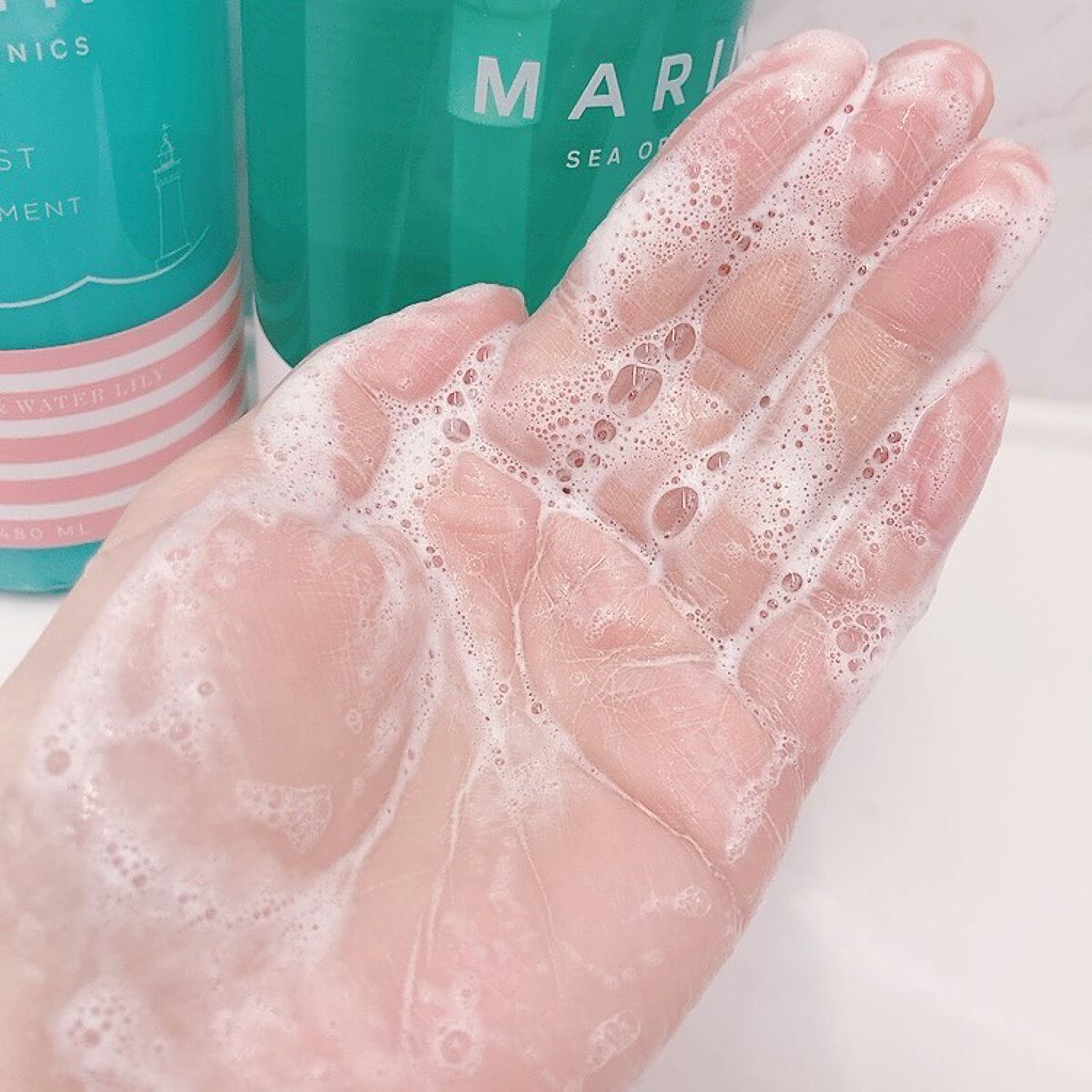 モイストシャンプー＆モイストトリートメント/マリーナシーオーガニック/市販シャンプーを使ったクチコミ（3枚目）