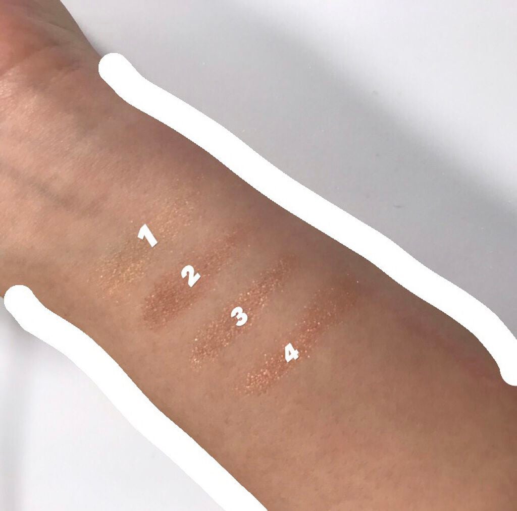 GENE TOKYO リラクシーアイシャドウ/DAISO/アイシャドウパレットを使ったクチコミ(4枚目)