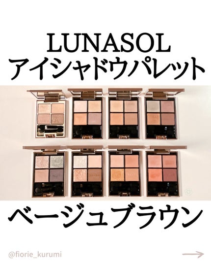 スキンモデリングアイズ/LUNASOL/アイシャドウパレットを使ったクチコミ(1枚目)
