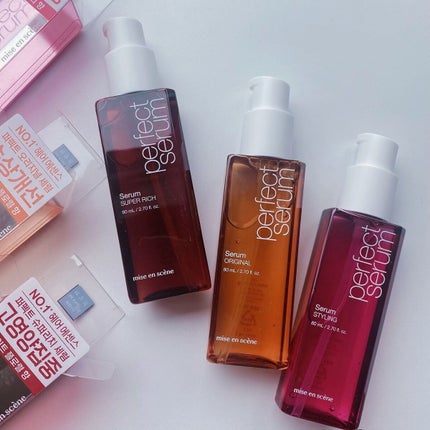 パーフェクト セラム オリジナル/miseenscene/ヘアオイルを使ったクチコミ(5枚目)