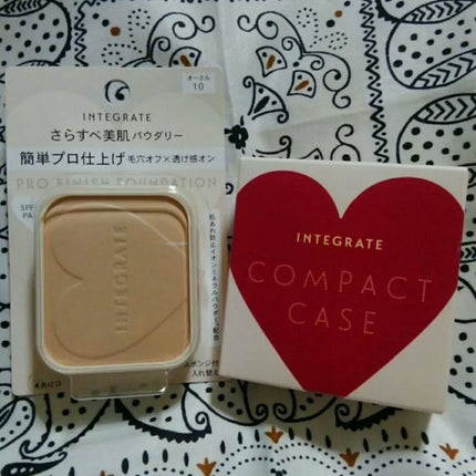 プロフィニッシュファンデーション/インテグレート/パウダーファンデーションを使ったクチコミ(1枚目)