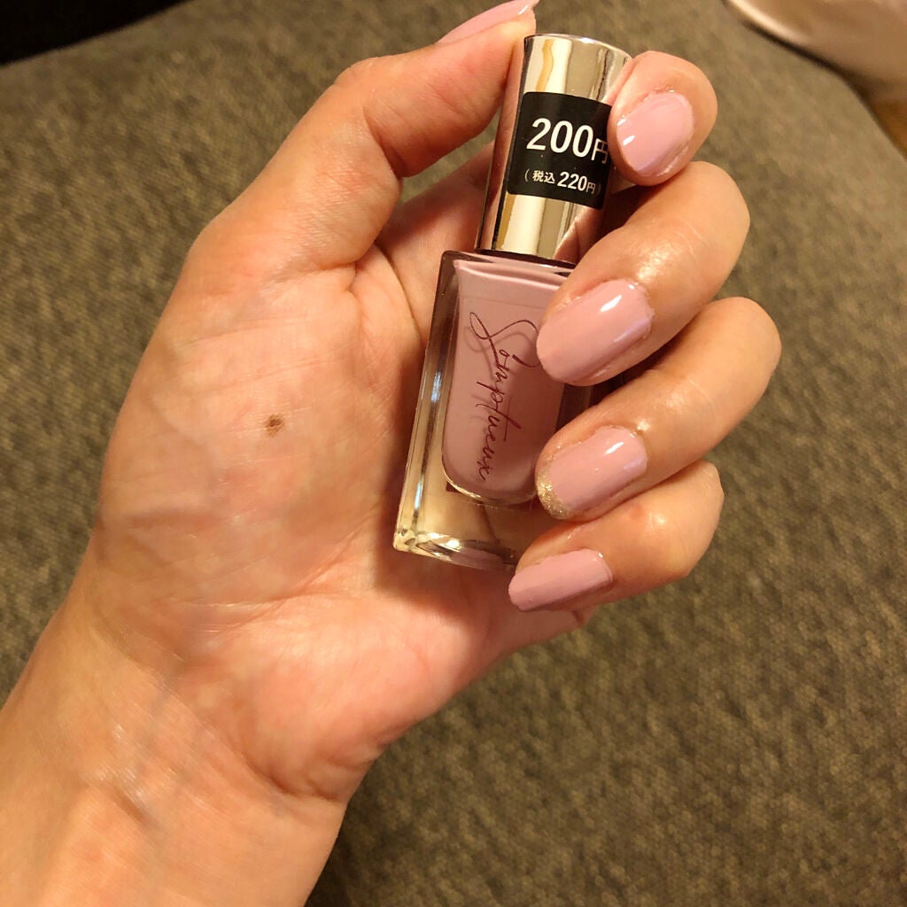 Somptueux(ソンプチュー) ネイルポリッシュ/DAISO/マニキュアを使ったクチコミ(3枚目)